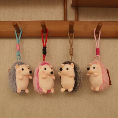 Creative Super Cute Cute Boutique Little Hedgehog Plush Toy Doll Pendant Keychain Baby Accessories Gifts