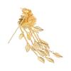 Fashion Headdress Stylish Headwear Chinese Hairpins Women Hair Fork Long Chain Peacock Hair Sticks