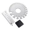 Steel Dual Sided Wire Gauge & Metal Sheet Thickness Measuring Tool Round Dual Sided Wire Gauge for Welding & Machining