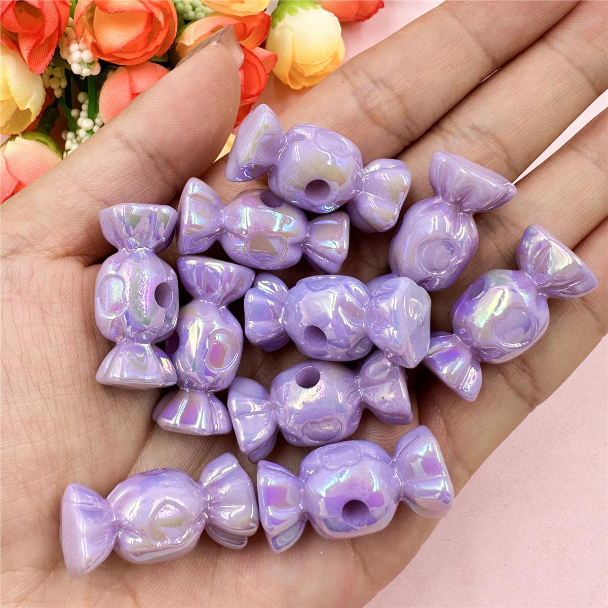 

Hanmade 10Pcs DIY Jewelry Making With Hole Charms 13.2mm*28.7mm For Necklace Earrings Craft DIY Beading Accessory Acrylic Handmade Material фиолетовый