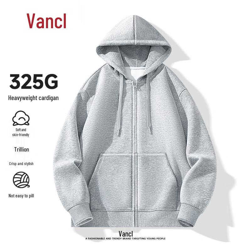 VANCL Men's Hooded Zip-Up Sweatshirt