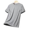 Summer Ice Silk Short Sleeved T-shirt for Men, Summer Mesh T-shirt for Sports, Ice Silk Quick Drying Clothes