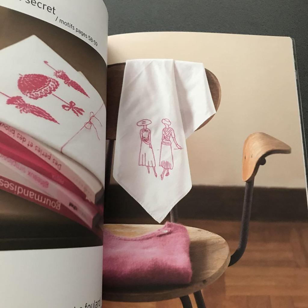 [USED] rose French MARABOUT books Cross stitch kits Embroidery