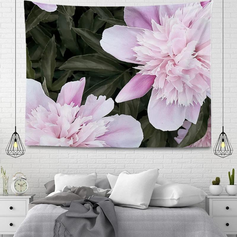 Flowers and Succulents Tapestry Home Wall Decoration Tapestry Office Living Room Tapestry