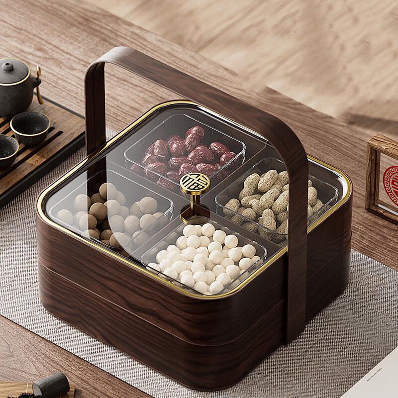 Pabei New Chinese Style Double-Layer Snack & Candy Box