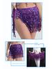 Halloween Belly Dance Costume: Sexy Sequin Tassel Hip Scarf & Waist Chain