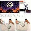 Scary Halloween Backdrop Banner-Castle with Bats&Full Moon for Indoor/Outdoor Parties,Graduation,Halloween Decor,Event