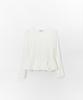 JBYRARA Layered Balloon Shirred T-Shirt_White