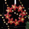 Creative Christmas Tree Snowflake Star Shaped Pendant Holiday Decoration Props For Festive Scene Setting