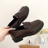 Maogu Women Leather Shoes Girls Japanese School Shoe College Gothic High Quality Loafers for Women Black 2024 Zapatos De Mujer
