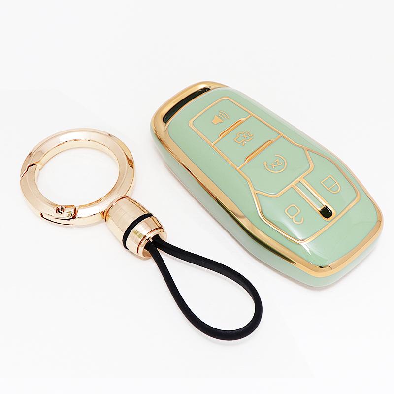 Car Styling Key Shell Fob Protector For Ford Fusion Mondeo Mustang F-150 Explorer Edge Auto Key Cover Case