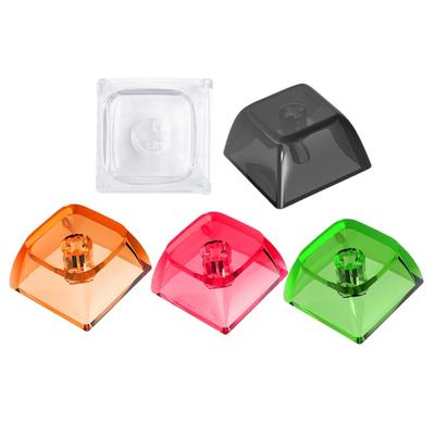 מכסים למקלדת מכנית XDA 1U מכסים ריקים מותאמים אישית לגיימרים שקופים קריסטל מכסים למתגי Mx גובה XDA
