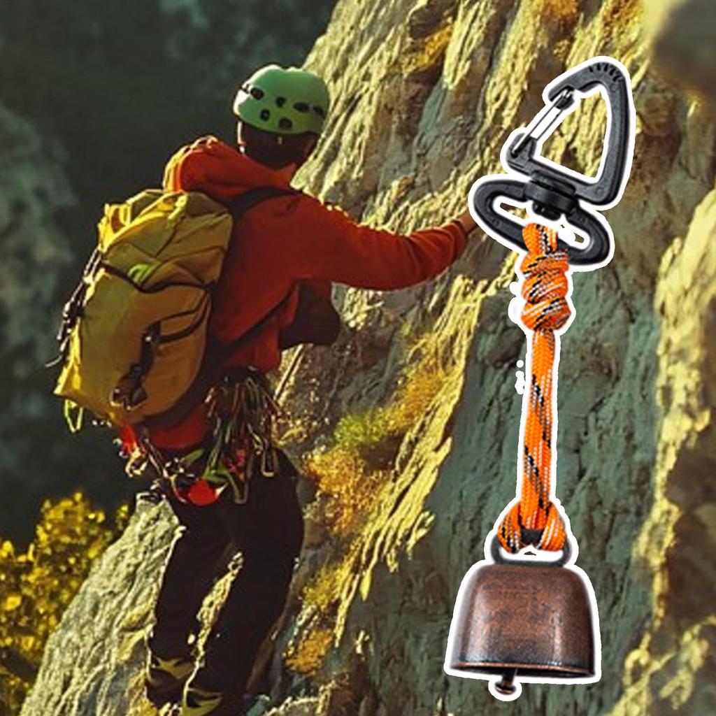 Loud Bear Bell Outdoor Camp Safety Supplies Trekking Safety Bell for Hikers Fishermen Visitors Dog Owners Travelers Hiking Trail