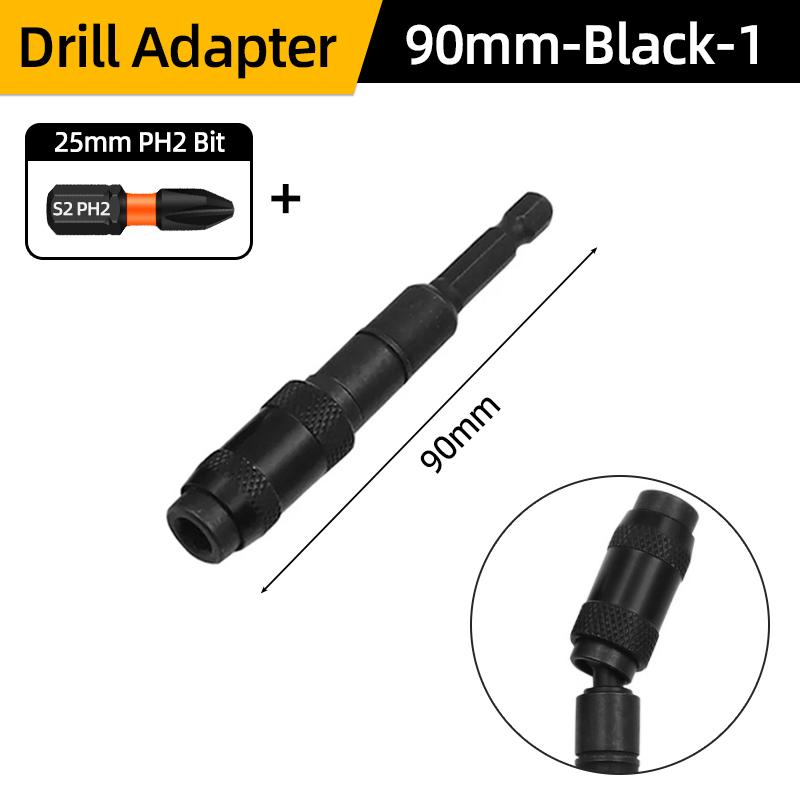 

Тримач магнітних шестигранних біт для викрутки 1/4 Подовжувач для дриля Швидка заміна Шестигранний хвостовик 6.35 мм Адаптер для викрутки Електроінструменти