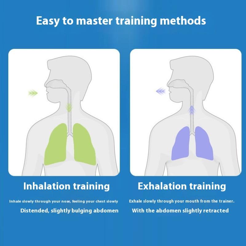 Breathing Trainer Lung Respirator Fitness Equipment Respiratory Silicone High Altitude Training Outdoor Expiratory Exercise Tool