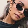 Fashion Glasses Chains For Women Men Black Gold Silver Alloy Beads Antislip Hangs Mask Strap Sunglasses Lanyard Eyewear Accessor