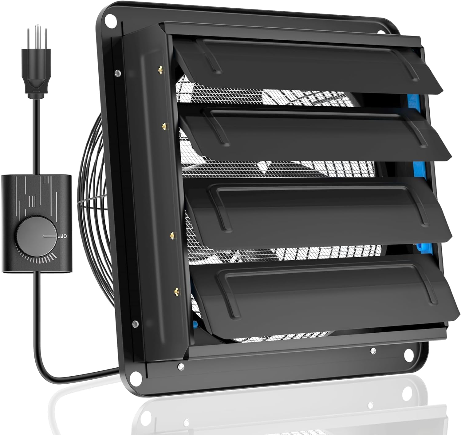 

Вентилятор 300мм Напорный вентилятор Бесступенчатая система регулировки скорости Зарегистрирован с контроллером и заслонкой Промышленный напорный вентилятор Низкий уровень шума Вытяжной чёрный