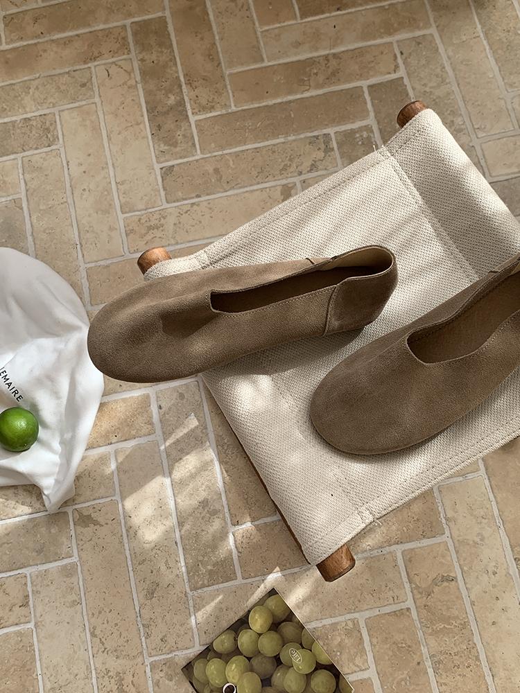 Fashion Women Loafers Retro Round Toe Suede Flat Shoes Summer Slip on Casual Shoes Female Zapatos De Mujer Moccasins Driving Loafers