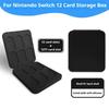 Game Card Holder, 12-Card Storage Case, 1/2 Card Slot Storage Box for Switch, Gaming Accessories