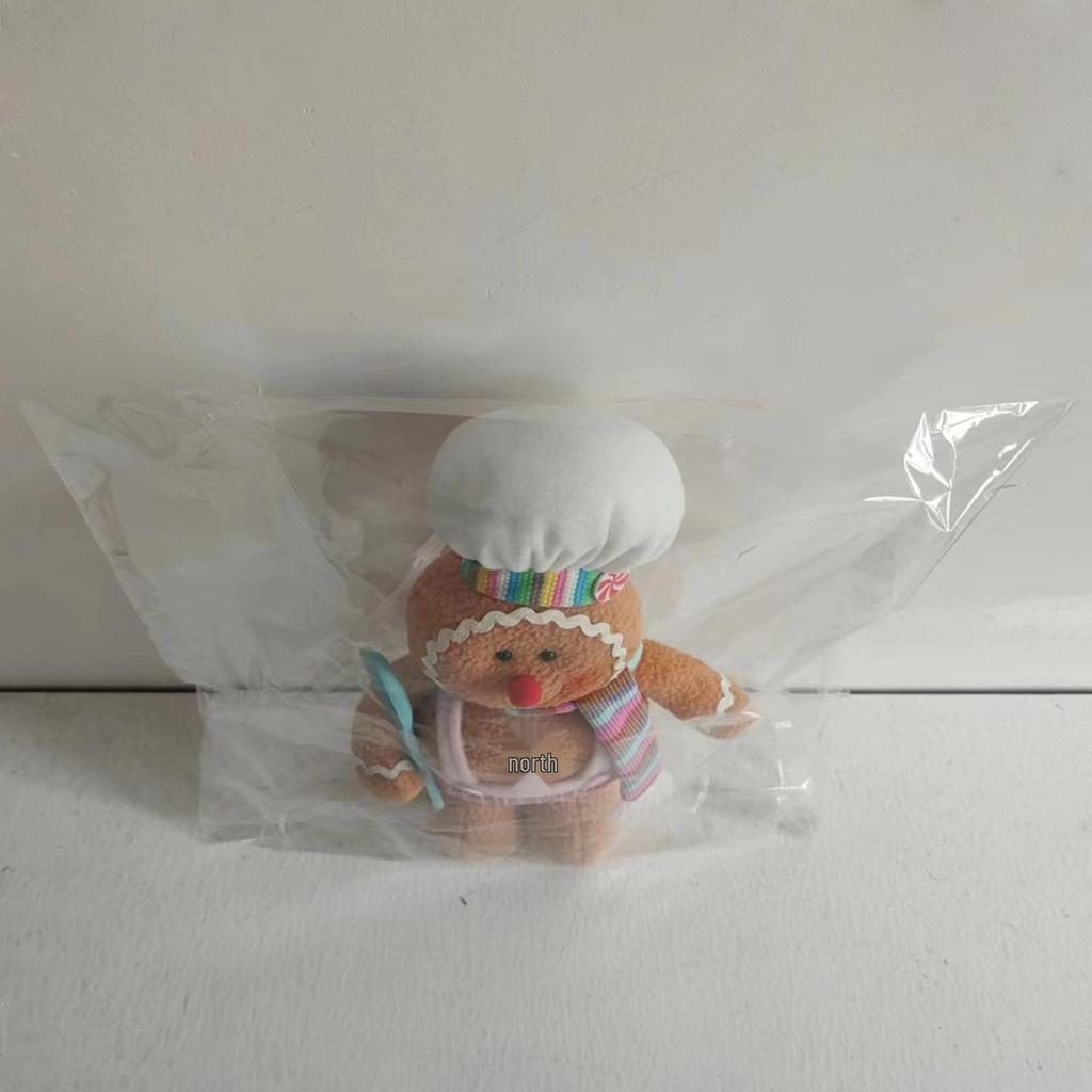Colorful Telescopic Gingerbread Man Christmas Figurine Ornament