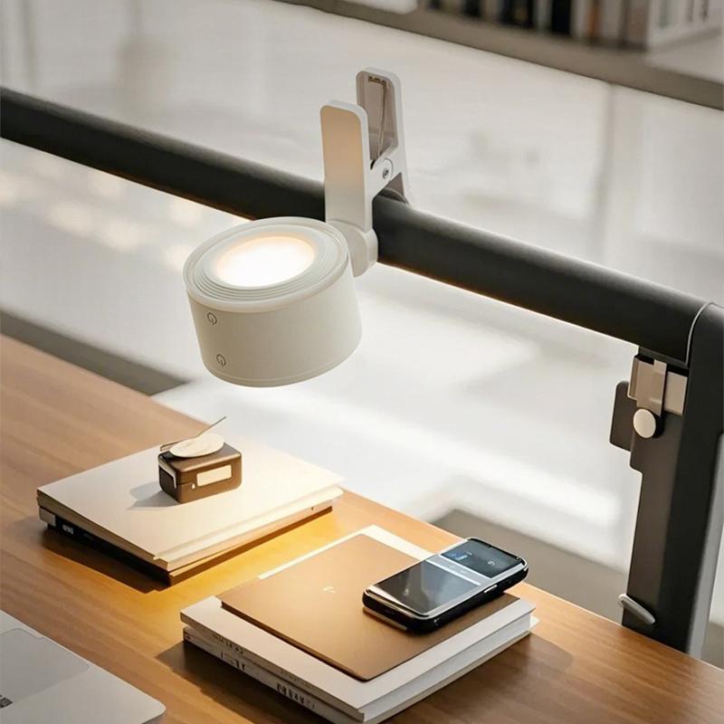 Charging Touch LED Table Lamps Double Sided Circular Iuminous Atmosphere Magnetic Wall Light Three Color Dimming Table Lamp