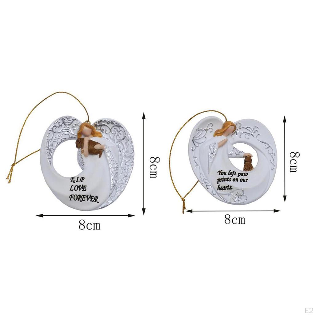 Stone Headstone Loss of Pet Gift Decoration Resin Dog Monument Tombstone for Patio Yard Lawn