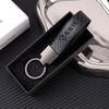 QNLT6 Carbon Fibre Leather Car Keychain Key Ring Badge Keyring Key Chain Rings For BMW F30 F10 E90 F20 E46 E60 E70 E39 E36 E87 X7 E92