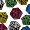 10Pcs Astrology Signs Dice D20 Die Collectibles Polyhedral Constellation Dices for Party Favors