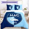 Havre Athletic Club Pattern Bedding,Quilt Set Quilt Cover Pillowcase Home Birthday Gift (1*duvet Cover+2*pillowcase,without Core)