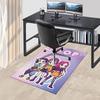 1pc KPOP Anime Cartoon Design Chair Mat - Festival Gift for Office, Home Decor, Living Room, Bedroom, Game Room - Non-Slip Carpet Suitable for All Sea