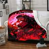 Customiz Name Personality Demon Slayer Nezuko Blanket Soft &Warm Sofa Office Bed Travel Lunch Break Blanket, Gift Suitable All Seasons