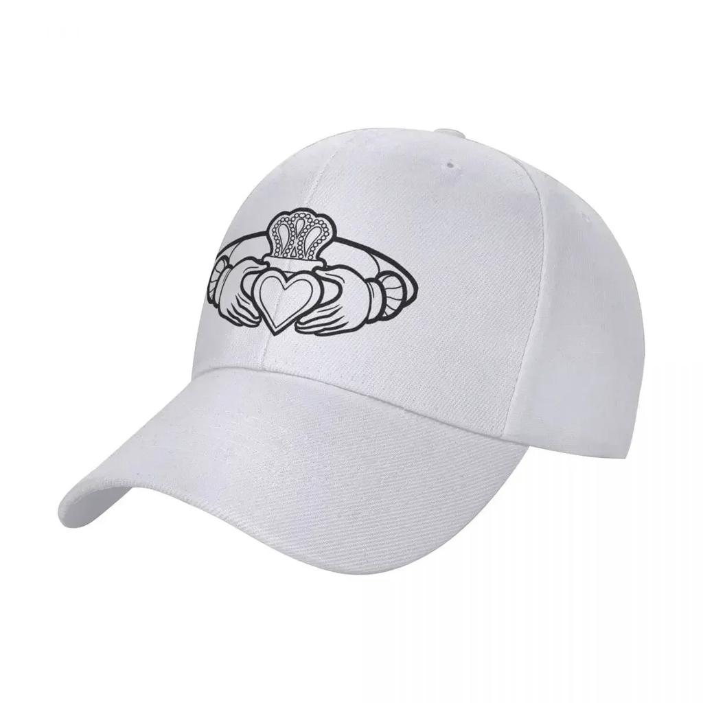 Cool Claddagh Ring Celts Symbol Trucker Hat Men Women Custom Adjustable Adult Baseball Cap Spring
