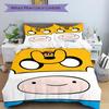3pcs bedding set Adventure Time Finn Includes 1 Comforter + 2 Pillowcases, Without Pillow Inserts, Soft Comfortable, Lightweight Breathable,