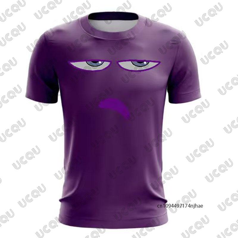 2026 Inside Out 2 Cartoon Cosplay 3D Print Children T-shirt Summer Short Sleeve Tees Boys Girls Clothes Casual Kids/Adult Tops