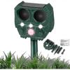 Ultraschall-Fuchsabweiser, Solarbetrieben und Wasserdichtes Tierabwehrmittel, Taschenlampe und USB-wiederaufladbar 2025