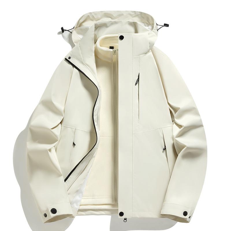 Jacket Three-in-one Outdoor Leisure Waterproof Windproof Spring and Autumn Mountaineering Suit Two-piece Suit