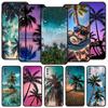 Kokospalm Telefoonhoesje Voor Samsung A54 A52 A24 A14 A50 A70 A10 A30 A40 A20S A20E A06 A12 A22 A34 A42 A32 5G A04s A16 Cover