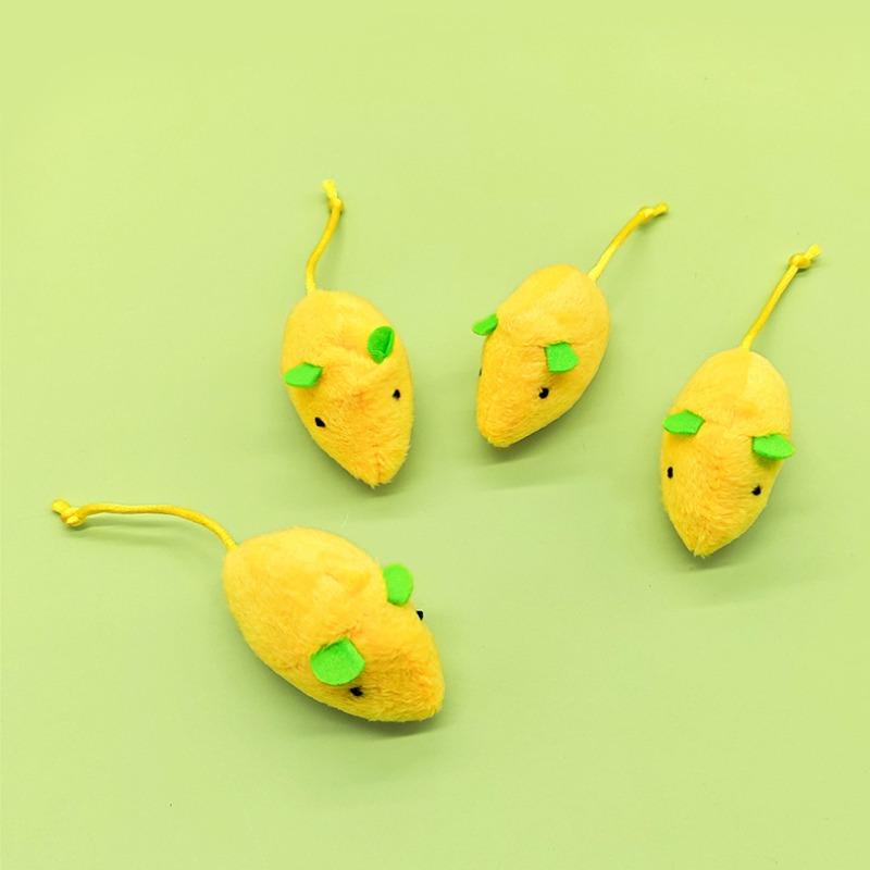 Cat Mouse Toys Interactive Catnip Pet Toys For Kitten Indoor Cat Game Catnip Toys Bite Resistance Plush Simulation Mouse Pet Toy