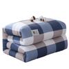 Washable Xinjiang Cotton Plaid Quilt for Students - Removable Cover & Pad