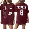 Adult and Kids Casual Letter Print Short Sleeve T-Shirt