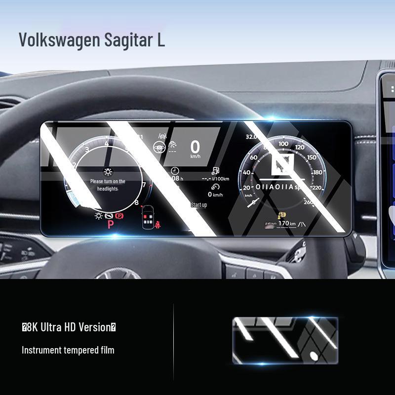 Volkswagen Sagitar L Tempered Glass Screen Protector for Central Control Navigation Film