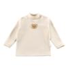 Children's Fleece-Lined Base Layer Shirt, Unisex, Autumn/Winter, Semi-High Collar