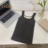 Winter Women Thermal Vest with Chest Pads Seamless Velvet-lined Fast Temperature Lock Heating Slim Fit Elastic Sleeveless Inner Wear Bottoming Tank