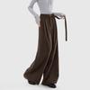 She Pool Old Money Style High-Waist Wide-Leg Pants