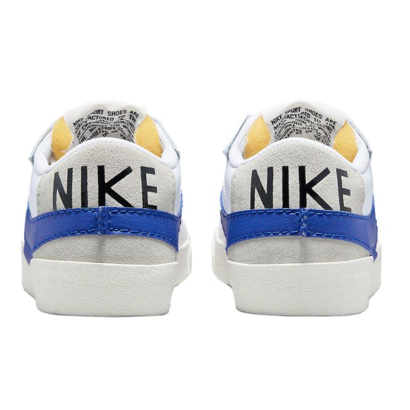 Nike Blazer Low 77 Jumbo White Old Royal Sneakers Skateboard Shoes DQ8768-100