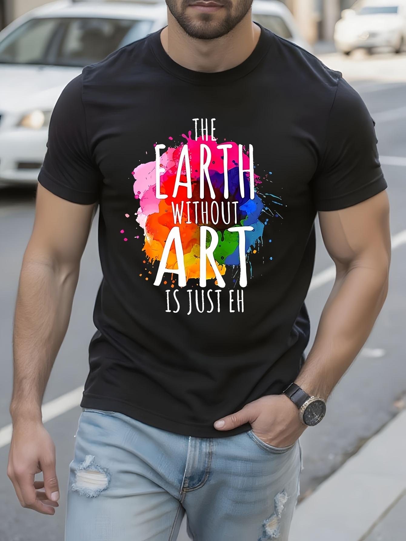 Funny Tshirt Funny Art Pun Tshirt - Earth Without Art Is ... XXL
