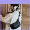 Stylish Unisex Kids Shoulder Bag Vintage Solid Color Trendy Crossbody Purse