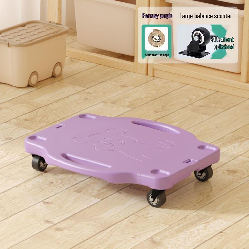 Children's Sensory Balance Board: Anti-Rollover Kindergarten Scooter for Indoor and Outdoor Play