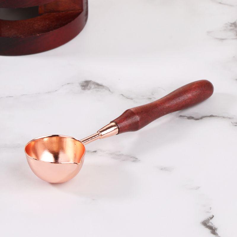 1Pc Vintage Sealing Stamp Spoon Wax Melting Spoons for Cards Scrapbooking Too`ZY