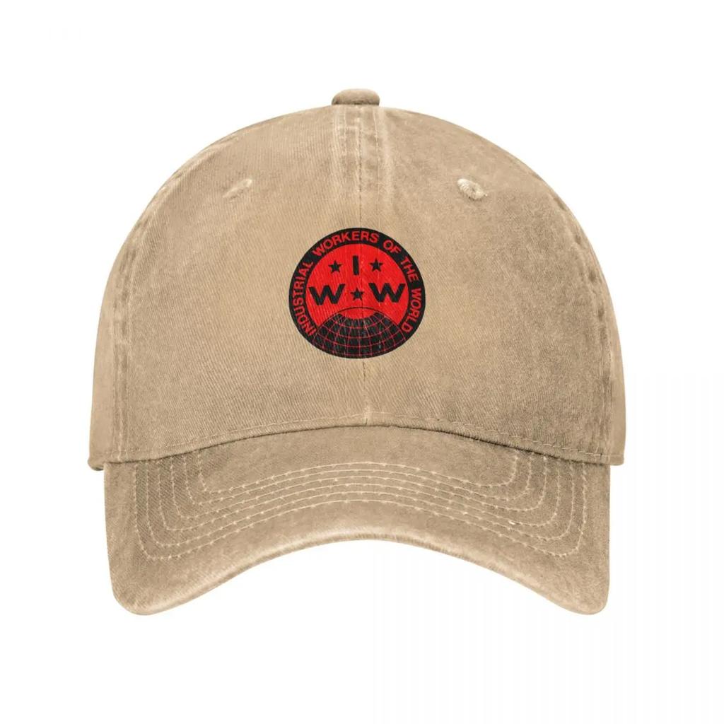 Industrial Workers of the World (IWW) Logo Baseball Cap Hat Man Luxury Beach Bag Unique hats Hat men Mens Hats Womens